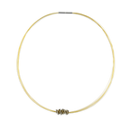 Small Chaos Pendant on Steel Collar