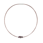 Small Chaos Pendant on Steel Collar