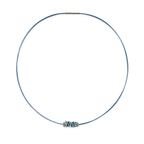 Small Chaos Pendant on Steel Collar