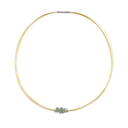 Small Chaos Pendant on Steel Collar