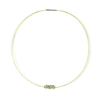 Small Chaos Pendant on Steel Collar