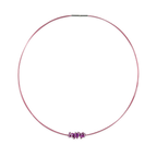 Small Chaos Pendant on Steel Collar