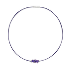 Small Chaos Pendant on Steel Collar