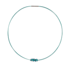 Small Chaos Pendant on Steel Collar