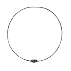 Small Chaos Pendant on Steel Collar