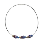 Triple Chaos Twist Pendant and Stainless Steel Necklace