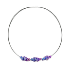 Triple Chaos Twist Pendant and Stainless Steel Necklace