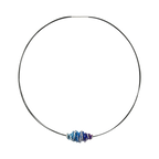 Graduated Chaos Pendant on Steel Collar