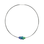 Graduated Chaos Pendant on Steel Collar