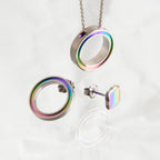 Retro Small Pendant and Stainless Steel Wire Cable