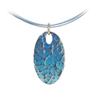 Oval Ripple Pendant