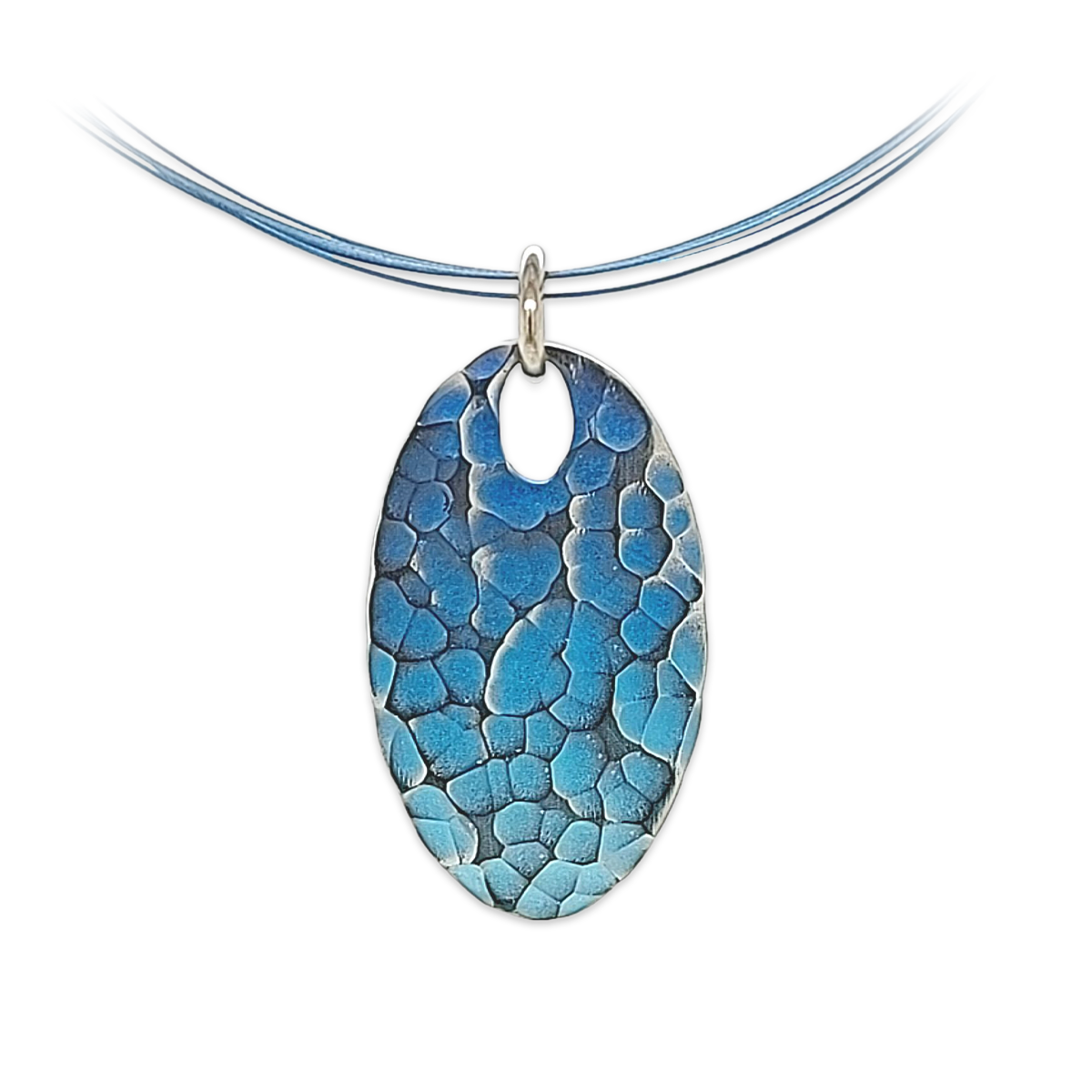 Oval Ripple Pendant