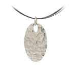 Oval Ripple Pendant