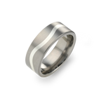 Fine Wave Inlay Ring