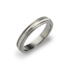 Raised Edge Triple D Inlay Ring