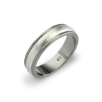 Raised Edge Triple D Inlay Ring