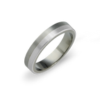 Flat Horizon Inlay Ring
