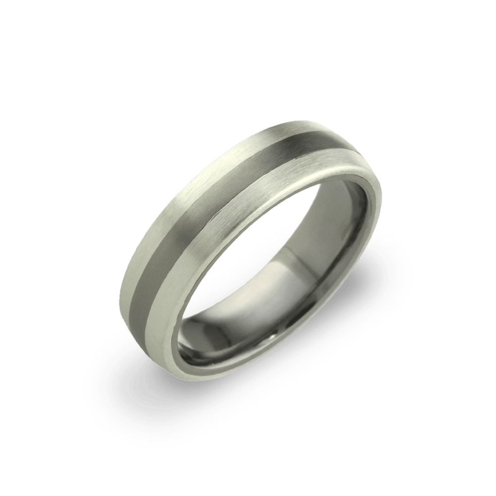 Saturn Court Inlay Ring
