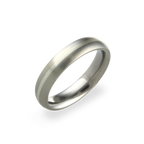 Narrow Inlay Oval Ring