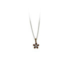 Small Five Petal Flower Pendant Necklace