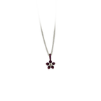 Small Five Petal Flower Pendant Necklace