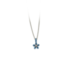 Small Five Petal Flower Pendant Necklace