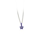 Small Five Petal Flower Pendant Necklace