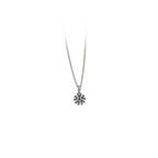 Small Ten Petal Flower Pendant Necklace