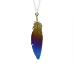 Lovebird Feather Necklace