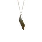 Small Curved Feather Necklace