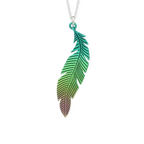 Large Curved Feather Necklace