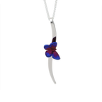 Single Butterfly Stem Pendant
