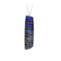 Large Scratch Art Pendant