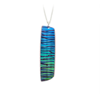 Large Scratch Art Pendant
