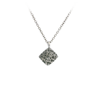 Leopard Print Square Pendant
