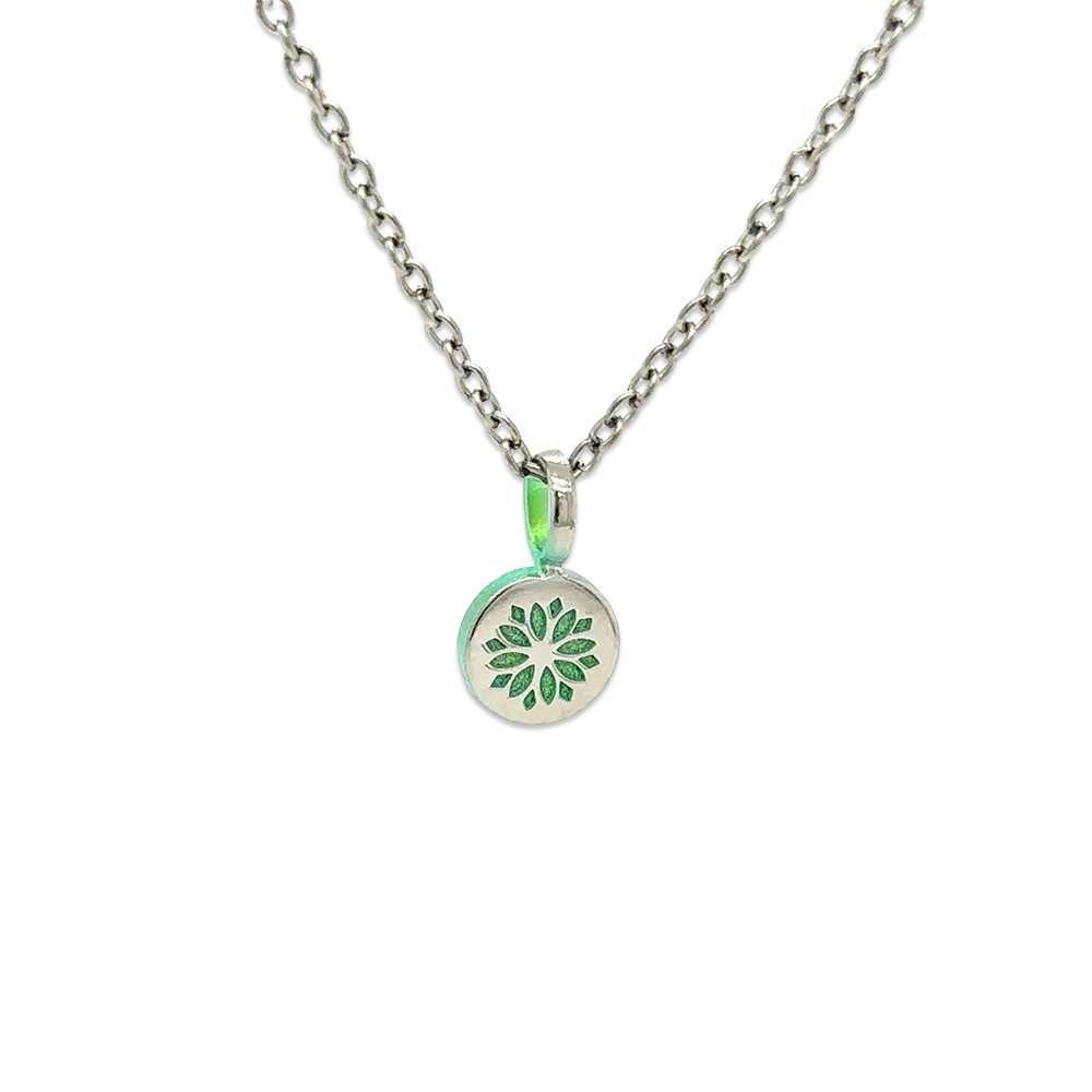 Small Floral Print Pendant