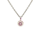 Small Floral Print Pendant