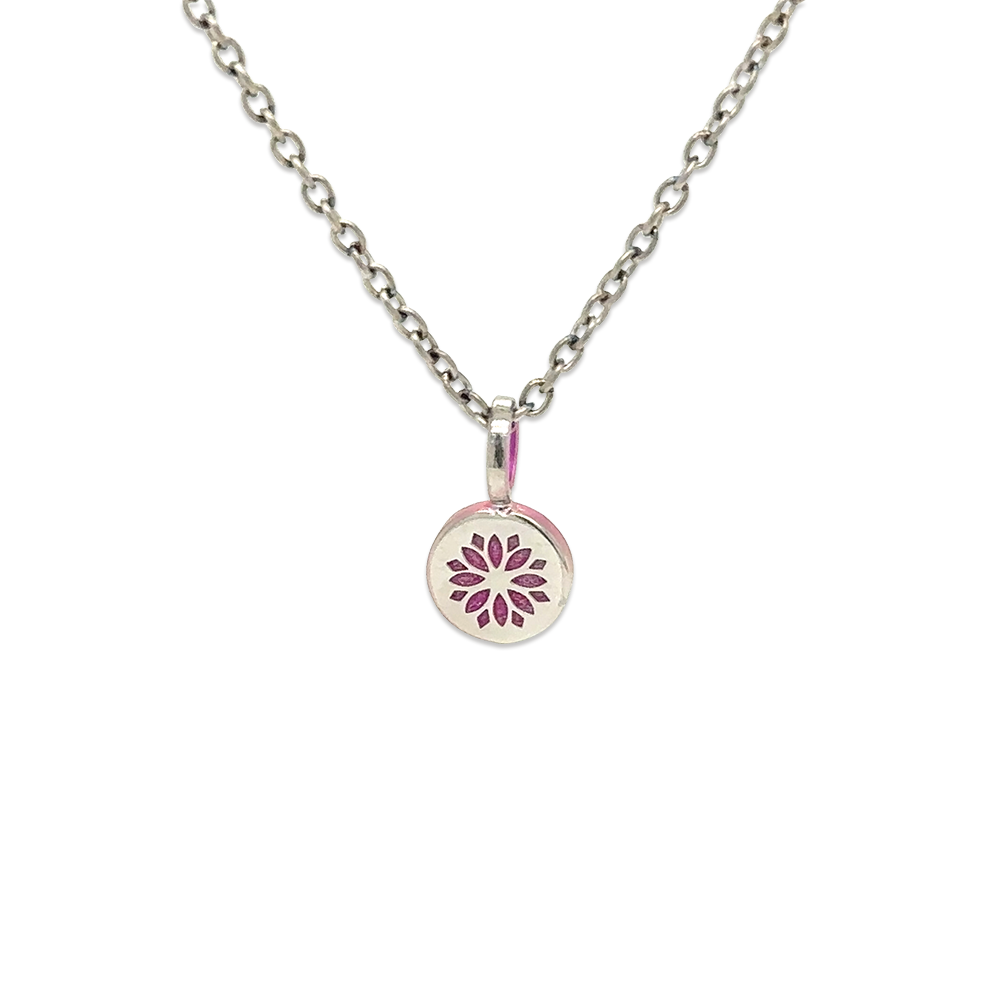 Small Floral Print Pendant