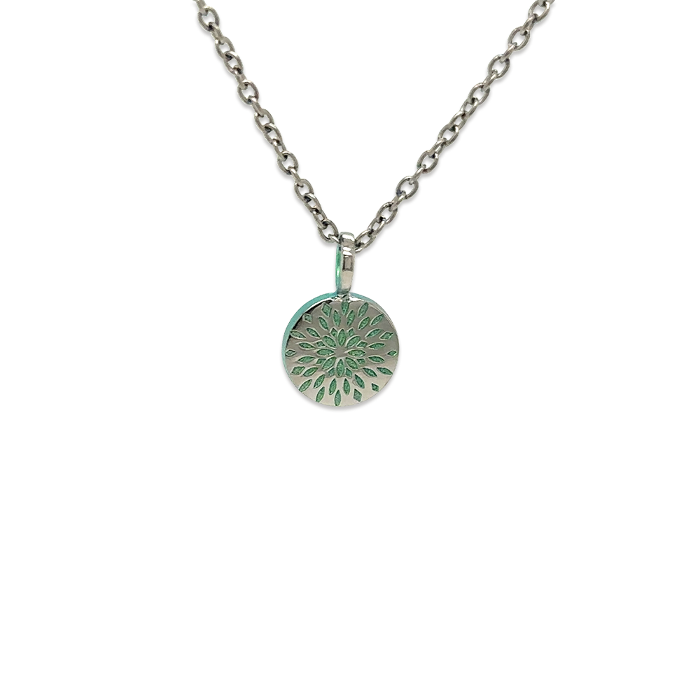 Floral Print Pendant