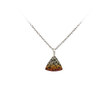 LEOPARD PRINT TRILLION PENDANT