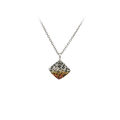 Leopard Print Square Pendant