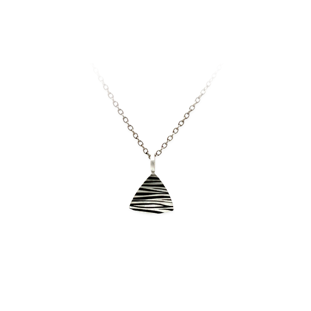 ZEBRA PRINT TRILLION PENDANT
