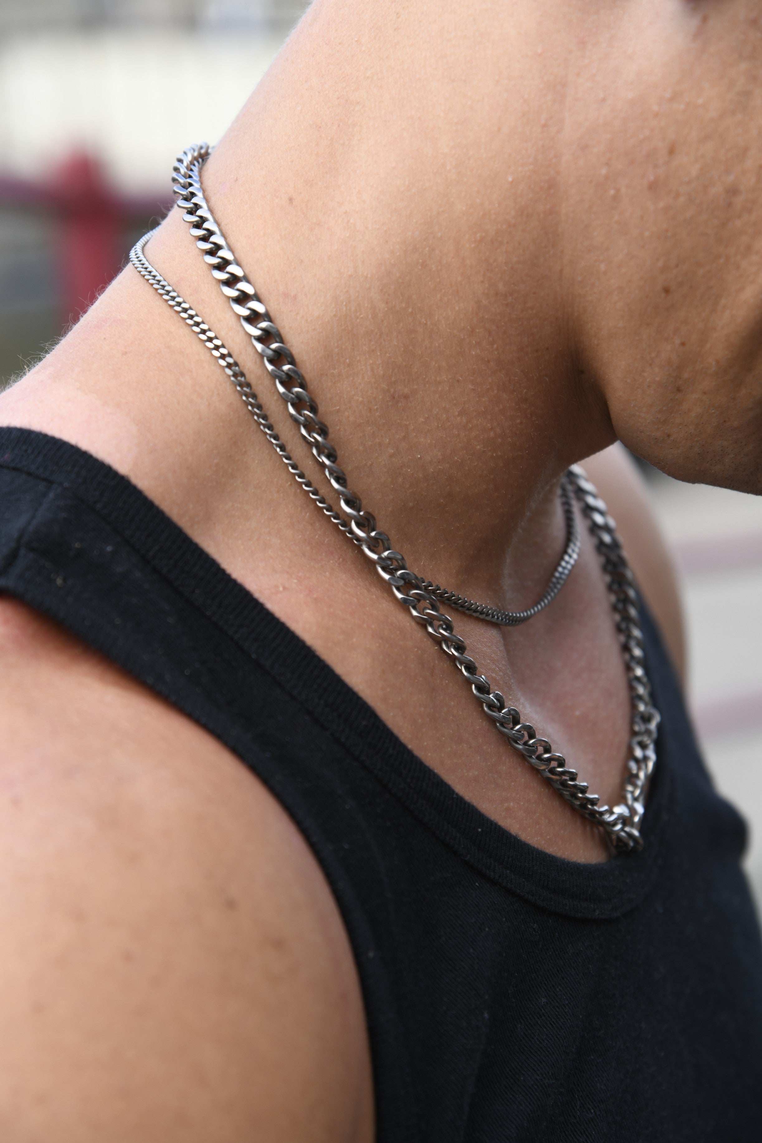 Chunky Flat Curb Chain