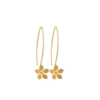 Large Five Petal Flower Hook Drops