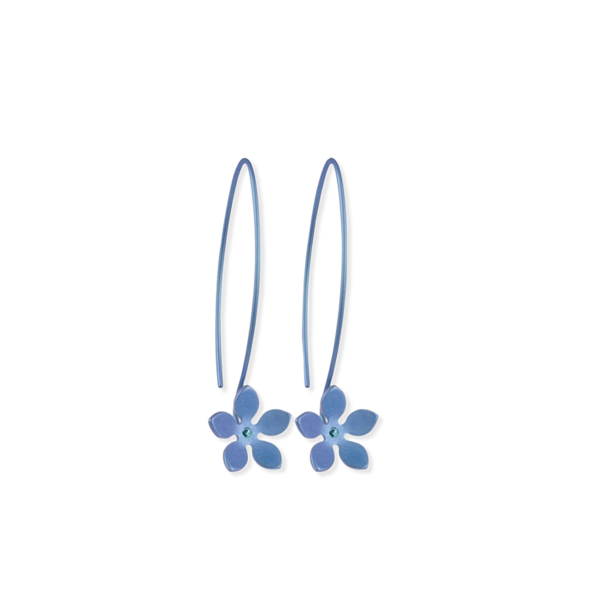 Large Five Petal Flower Hook Drops