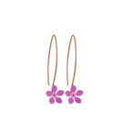 Large Five Petal Flower Hook Drops