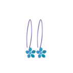 Large Five Petal Flower Hook Drops