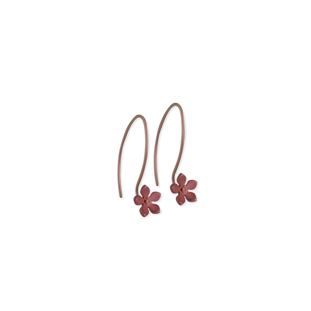 Small Five Petal Flower Hook Drops