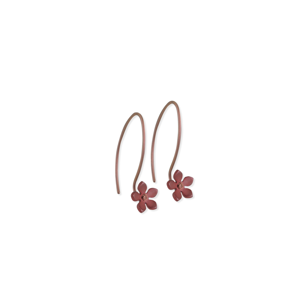 Small Five Petal Flower Hook Drops