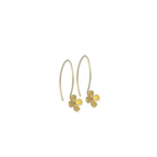 Small Four Petal Flower Hook Drops